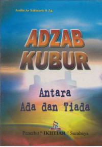 Image of Adzab Kubur : antara ada dan tiada