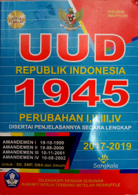 Image of UUD Republik Indonesia 1945