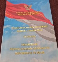 Image of Peraturan Komisi Informasi Nomor 1 Tahun 2013