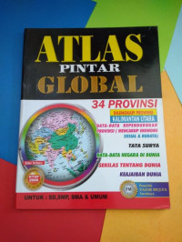 Image of Atlas Pintar Global 34 Provinsi dilengkapi Provinsi Kalimantan Utara