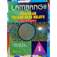 Image of Pelajaran Tulisan Arab Melayu untuk SLTP Kelas 1
